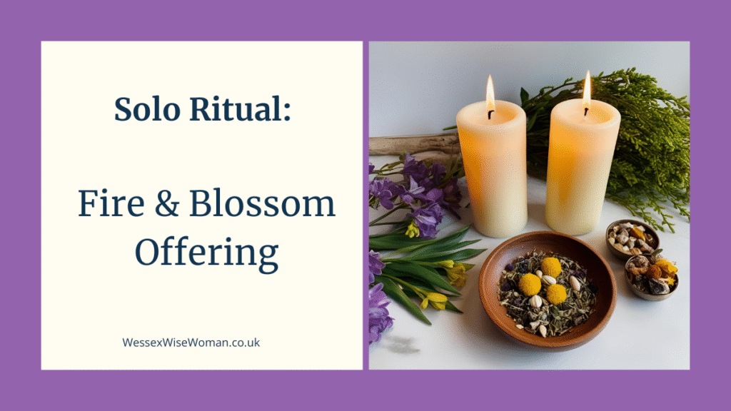 Solo Ritual - Fire & Blossom Offering