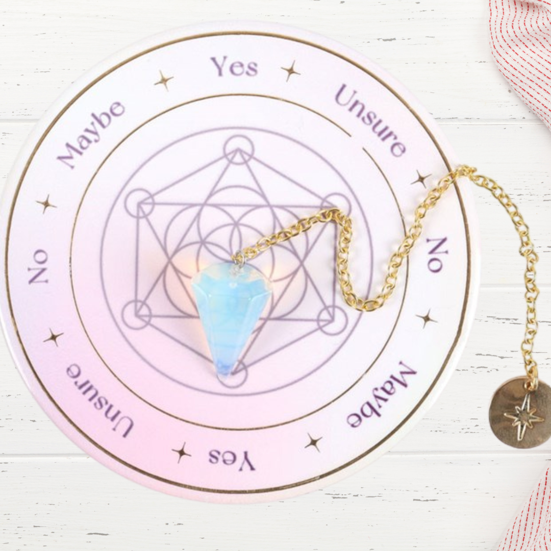 Opalite Pendulum Divination Kit (1080x1080px)