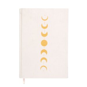 Moon Phase Velvet Notebook (A5)
