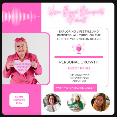 Graphic of Podcast Episode: 2025-02-10 Vision Board Blueprint Podcast